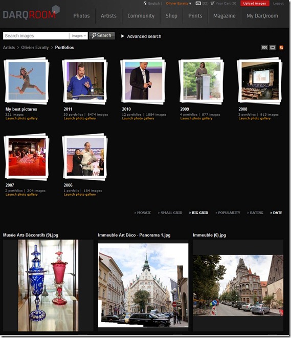 Albums Olivier Ezratty sur Darqroom