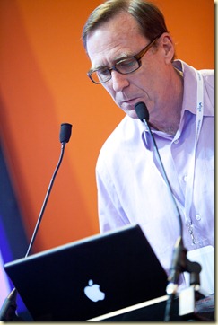 Tom Hanarahan de Microsoft au Salon Solution Linux 2010