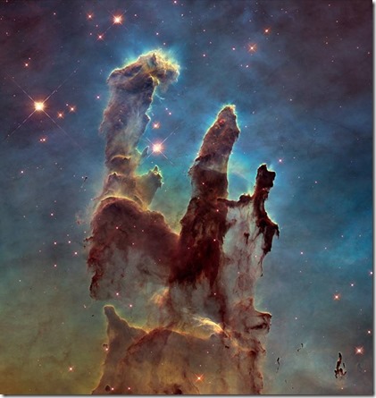 Piliers de la Creation par Hubble NICMOS