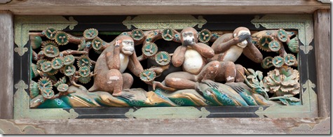 Three Wise Monkeys  Nikko Japan