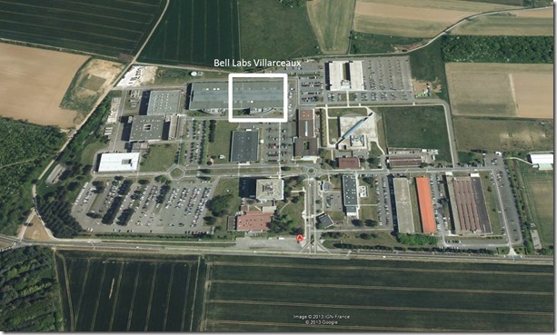 Bell Labs Villarceaux Vue Google Earth