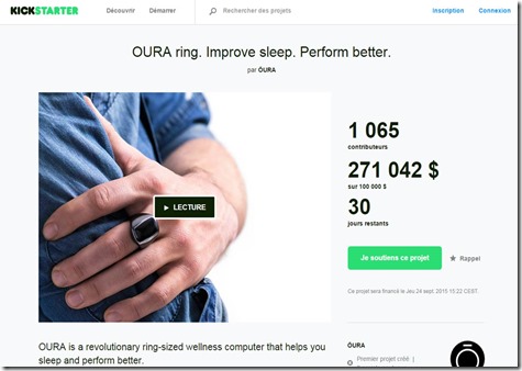Kickstarter Oura