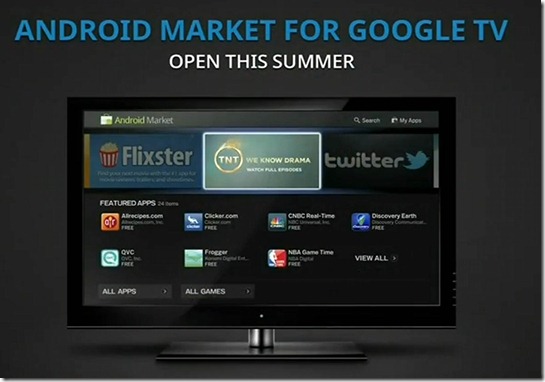 Android Marketplace for Google TV