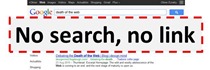 Death of the web - no search no link