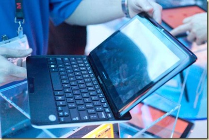 Samsung netbook convertible en tablette