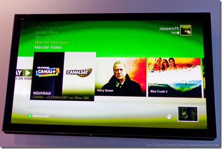Interface XBOX CanalSat